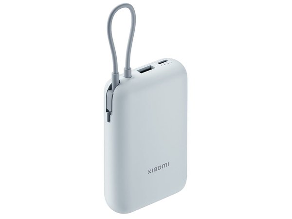 Внешний аккумулятор со встроенным кабелем Mi Power Bank (Integrated Cable), 10000 мАч - Внешний аккумулятор со встроенным кабелем Mi Power Bank (Integrated Cable), 10000 мАч