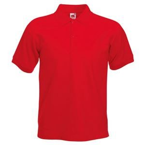 Поло мужское SLIM FIT POLO 210 - Поло "Slim Fit Polo", красный_L, 97% х/б, 3% эластан, 220 г/м2