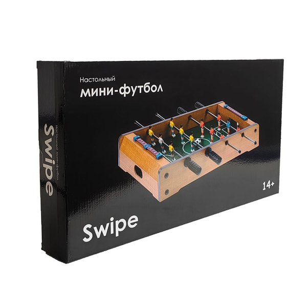 Настольная игра мини-футбол Swipe, коричневый - Настольная игра мини-футбол Swipe, коричневый