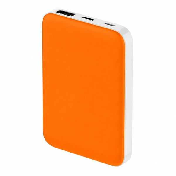 Внешний аккумулятор Fluffy, 5000 Mah - Внешний аккумулятор Fluffy, 5000 Mah, оранжевый