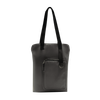 Шоппер Superbag Pocket, с внутренним креплением (карабин) и чехлом для мелочей (серый с черным)