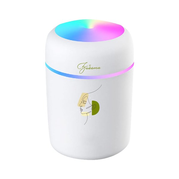 Светодиодный USB увлажнитель Aroma - Светодиодный USB увлажнитель Aroma, белый