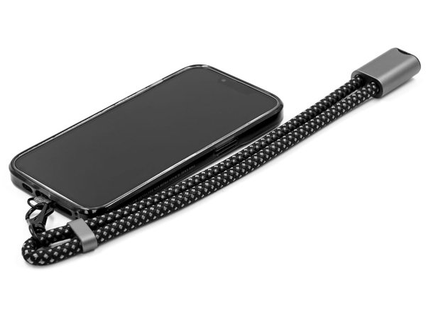 Ремешок-держатель для телефона с зарядным кабелем USB-C - USB-C «Lany Wristband Charge Eco» - Ремешок-держатель для телефона с зарядным кабелем USB-C - USB-C «Lany Wristband Charge Eco»