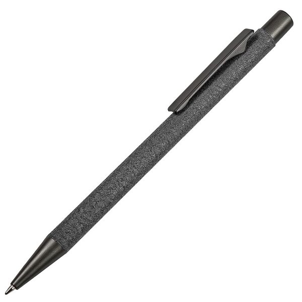 Ручка шариковая FACTOR FOLIO - Ручка шариковая FACTOR FOLIO, серый/серебрянный, металл, пластик