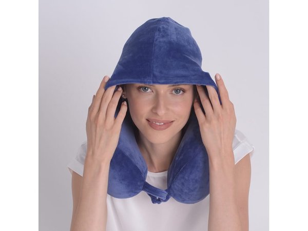 Подушка для путешествий с эффектом памяти, с капюшоном «Hooded Tranquility Pillow» - Подушка для путешествий с эффектом памяти, с капюшоном «Hooded Tranquility Pillow»