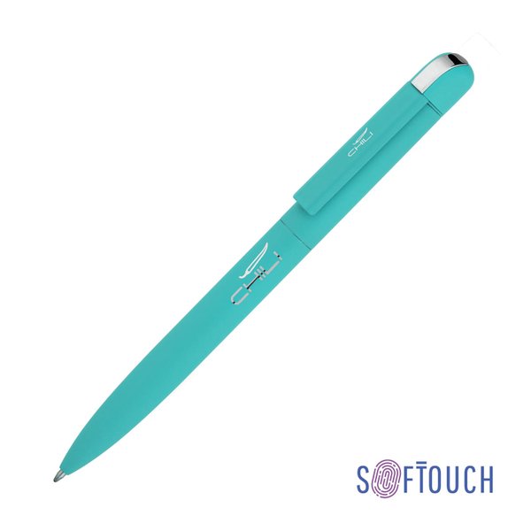 Ручка шариковая "Jupiter", покрытие soft touch - Ручка шариковая "Jupiter", покрытие soft touch бирюзовый