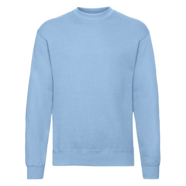 Свитшот с начесом CLASSIC SET-IN SWEAT 280 - Толстовка "SET-IN-SWEAT", небесно-голубой_S, 80% х/б, 20% п/э, 280 г/м2