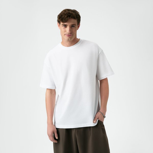 Футболка унисекс премиум Аура (Aura), 200гр. белый, размер 3XL/4XL