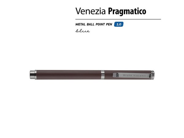 Ручка металлическая шариковая «Venezia Pragmatico» софт-тач - Ручка металлическая шариковая «Venezia Pragmatico» софт-тач