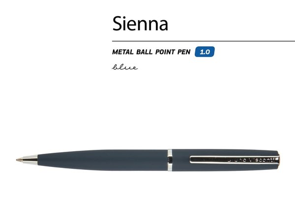 Ручка металлическая шариковая «Sienna», софт-тач - Ручка металлическая шариковая «Sienna», софт-тач