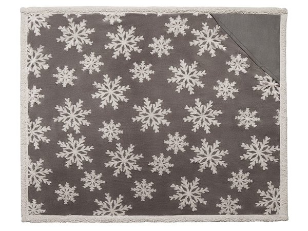 Плед Snowflake новогодний с капюшоном - Плед Snowflake новогодний с капюшоном
