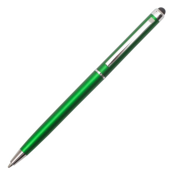 Шариковая ручка Touch Point из пластика, зеленая - Шариковая ручка Touch Point из пластика, зеленая