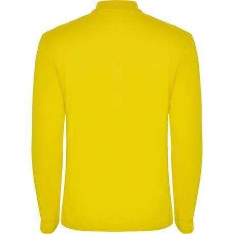 Футболка поло ESTRELLA L/S мужская - Футболка поло ESTRELLA L/S мужская, ЖЕЛТЫЙ M