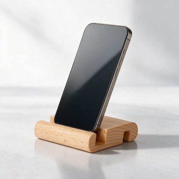 Подставка для смартфона из массива бука «Cradle» - Подставка для смартфона из массива бука «Cradle»