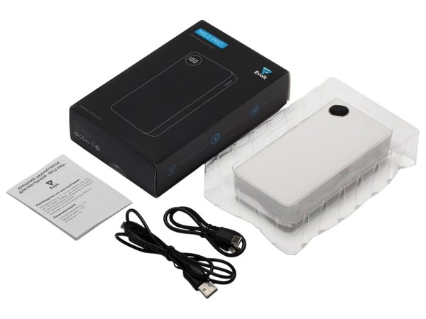 Внешний аккумулятор «Mild Pro» c быстрой зарядкой QC/PD, soft-touch, 20 000 mAh - Внешний аккумулятор «Mild Pro» c быстрой зарядкой QC/PD, soft-touch, 20 000 mAh