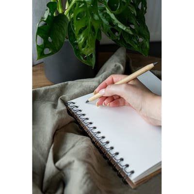 Ручка-роллер из бамбука 2 в 1, карандаш "бесконечность" | Mikayla - Ручка-роллер из бамбука 2 в 1, карандаш "бесконечность" | Mikayla