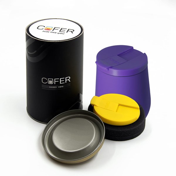 Набор Cofer Tube NEO DUO CO12s (М) black - Набор Cofer Tube NEO DUO CO12s (М) black (фиолетовый с желтым)