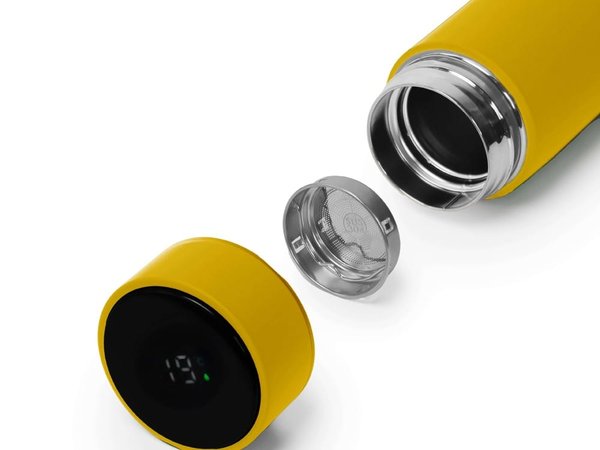Термос FAMILY MARK LED, индикатор, soft touch - Термос FAMILY MARK LED, индикатор, soft touch