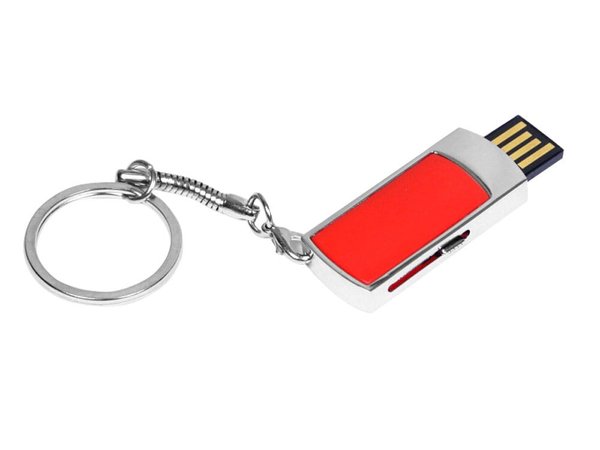 USB 2.0- флешка на 8 Гб с выдвижным механизмом и мини чипом - USB 2.0- флешка на 8 Гб с выдвижным механизмом и мини чипом