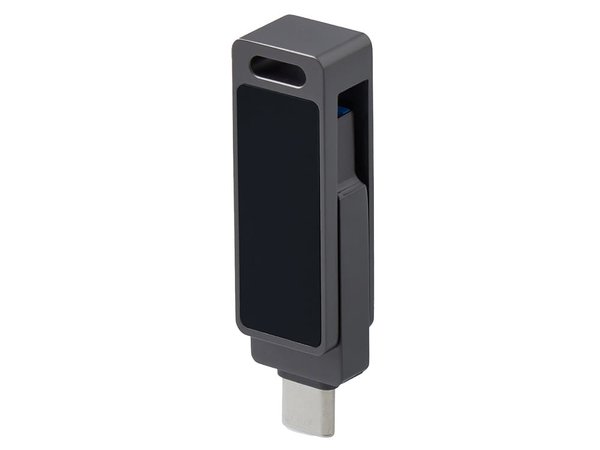 USB3.0/ Type-C флешка 2в1 на 32 ГБ «Спинлайт» с подсветкой - USB3.0/ Type-C флешка 2в1 на 32 ГБ «Спинлайт» с подсветкой