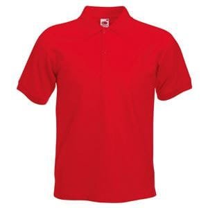 Поло мужское SLIM FIT POLO 210 - Поло "Slim Fit Polo", красный_S, 97% х/б, 3% эластан, 220 г/м2