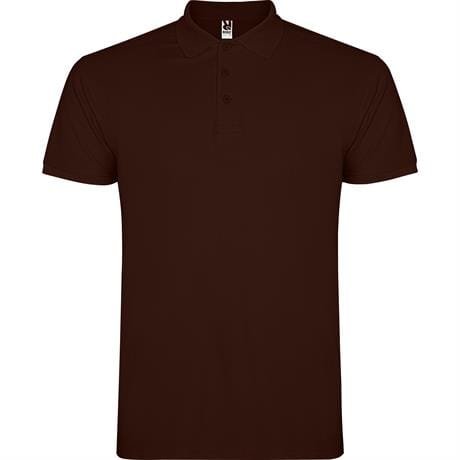 Футболка поло STAR мужская - Футболка поло STAR мужская, ШОКОЛАДНЫЙ 2XL