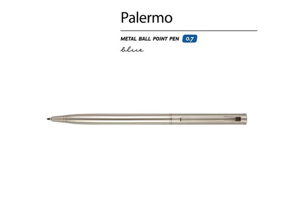 Ручка металлическая шариковая «Palermo» - Ручка металлическая шариковая «Palermo»