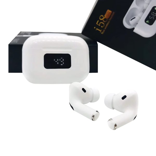 Наушники беспроводные Bluetooth Mobby i58, белые - Наушники беспроводные Bluetooth Mobby i58, белые