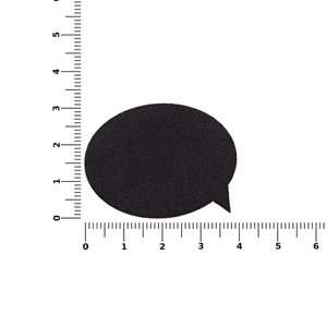 наклейка тканевая lunga bubble, m, черная