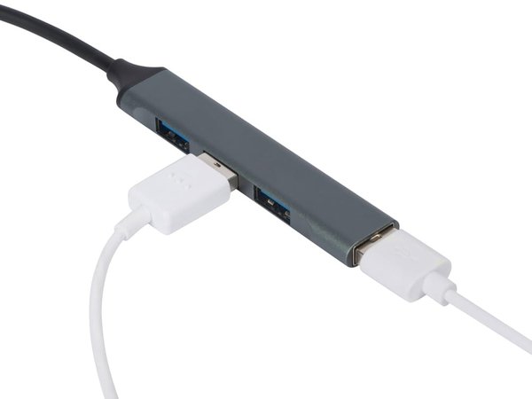 USB-хаб «Link» с коннектором 2-в-1 USB-C и USB-A, 2.0/3.0 - USB-хаб «Link» с коннектором 2-в-1 USB-C и USB-A, 2.0/3.0