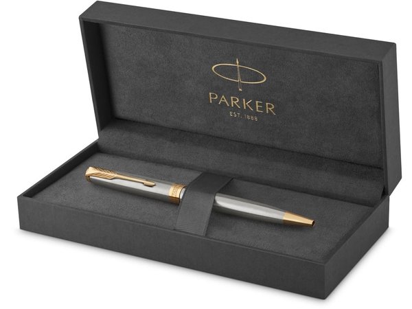 Ручка шариковая Parker «Sonnet Core Stainless Steel GT» - Ручка шариковая Parker «Sonnet Core Stainless Steel GT»