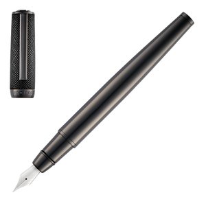 перьевая ручка double b saffiano черная