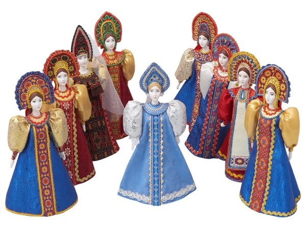 Подарочный набор: кукла фарфоровая, мёд с гецким орехом - Подарочный набор: кукла фарфоровая, мёд с гецким орехом