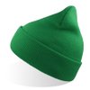 Шапка вязаная двойная Wind-S, зелёный, 100% переработанный полиэстер