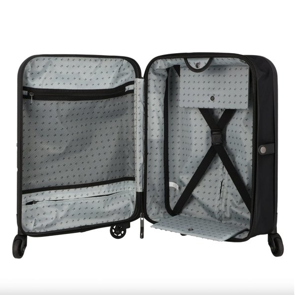 Чемодан складной Rollink FLEX LIGHT 55x40x20 см, 4 колеса, черный - Чемодан складной Rollink FLEX LIGHT 55x40x20 см, 4 колеса, черный