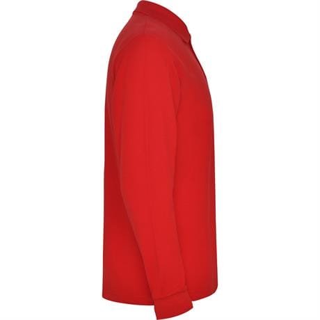 Футболка поло ESTRELLA L/S мужская - Футболка поло ESTRELLA L/S мужская, КРАСНЫЙ L