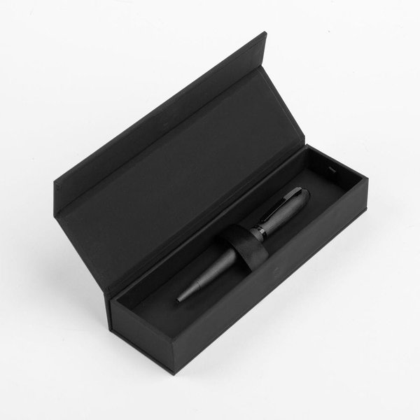 Шариковая ручка Contour Brushed, черная - Шариковая ручка Contour Brushed, черная