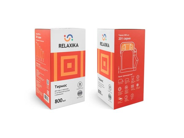 Термос Relaxika универсальный для еды и напитков «201» - Термос Relaxika универсальный для еды и напитков «201»