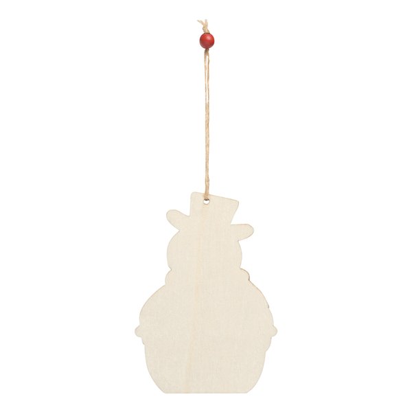 Новогоднее украшение / Подвеска на елку WOODEN SNOWI - Новогоднее украшение / Подвеска на елку WOODEN SNOWI