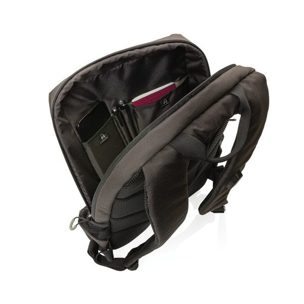 Рюкзак для ноутбука Impact Lima из rPET AWARETM, RFID, 15.6" - Рюкзак для ноутбука Impact Lima из rPET AWARETM, RFID, 15.6"