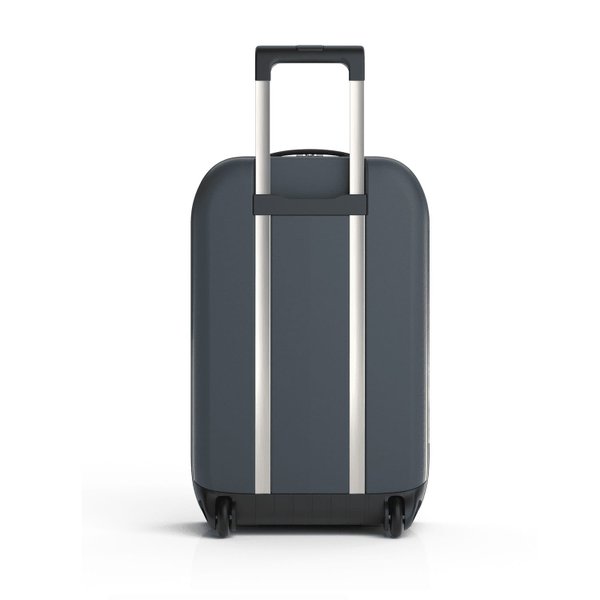 Чемодан складной Rollink Vega II 55x40x20 см, 2 колеса - Чемодан складной Rollink Vega II 55x40x20 см, 2 колеса, серо-синий