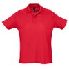 Рубашка поло мужская SUMMER II, красный, XS, 100% хлопок, 170 г/м2