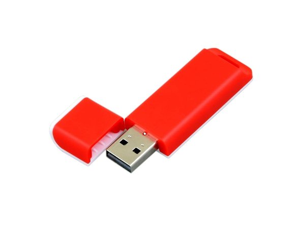 USB 2.0- флешка на 64 Гб с оригинальным двухцветным корпусом - USB 2.0- флешка на 64 Гб с оригинальным двухцветным корпусом