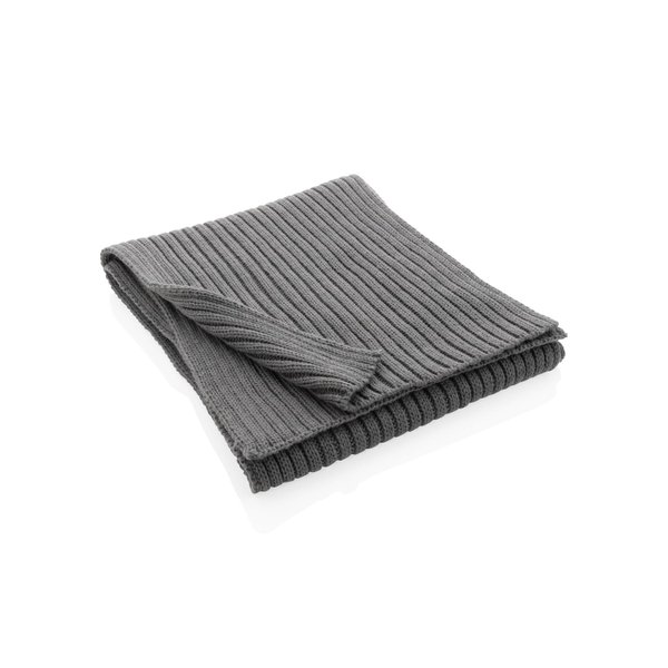 Вязаный шарф Impact из Polylana® AWARE™, 180x25 см - Вязаный шарф Impact из Polylana® AWARE™, 180x25 см