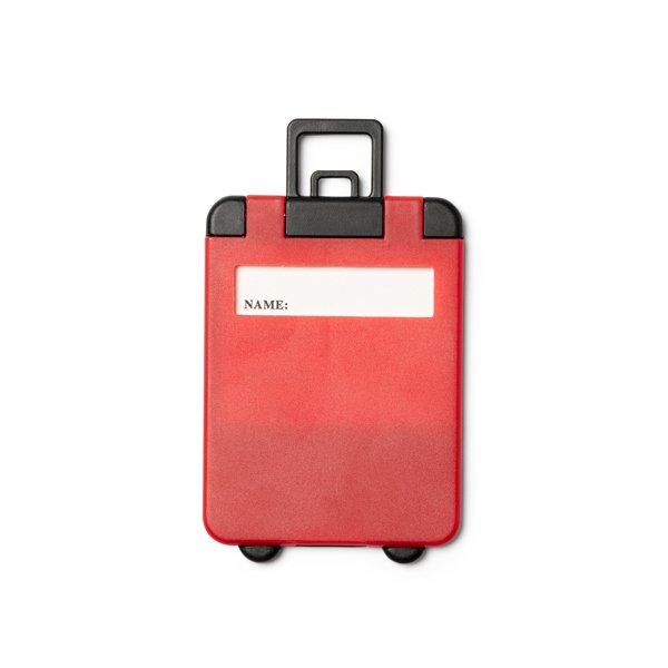 CHARTER багажная бирка RED - CHARTER багажная бирка RED