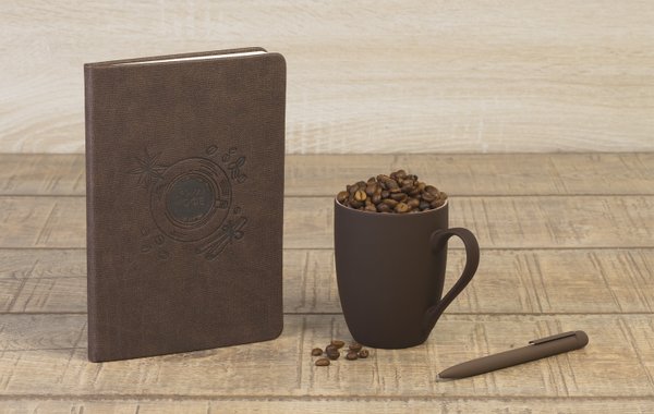 Ручка шариковая "Jupiter", покрытие soft touch - Ручка шариковая "Jupiter", покрытие soft touch коричневый