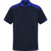 Футболка поло SAMURAI мужская, МОРСКОЙ СИНИЙ/КОРОЛЕВСКИЙ СИНИЙ 2XL