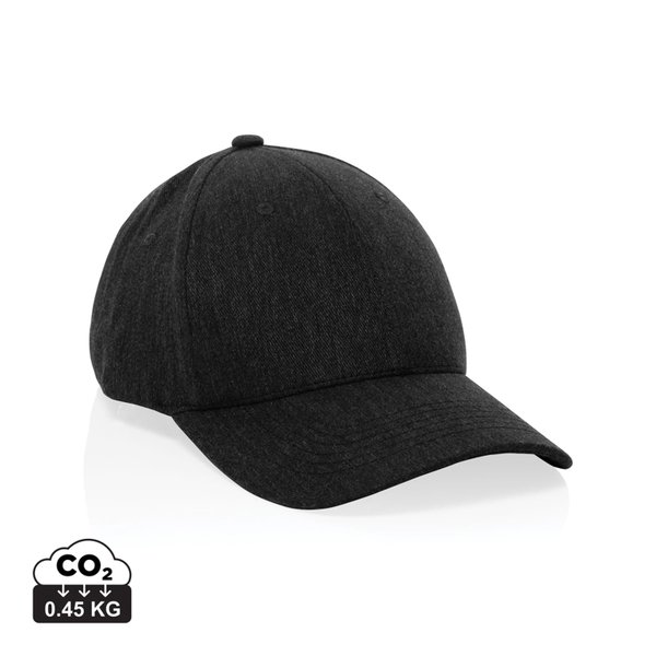Бейсболка Milo из переработанной смесовой ткани AWARE™, 6 клиньев, 200 г/м² - Бейсболка Milo из переработанной смесовой ткани AWARE™, 6 клиньев, 200 г/м²