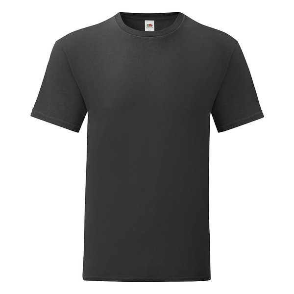 Футболка мужская ICONIC 145 - Футболка "Iconic", черный, M, 100% х/б, 150 г/м2