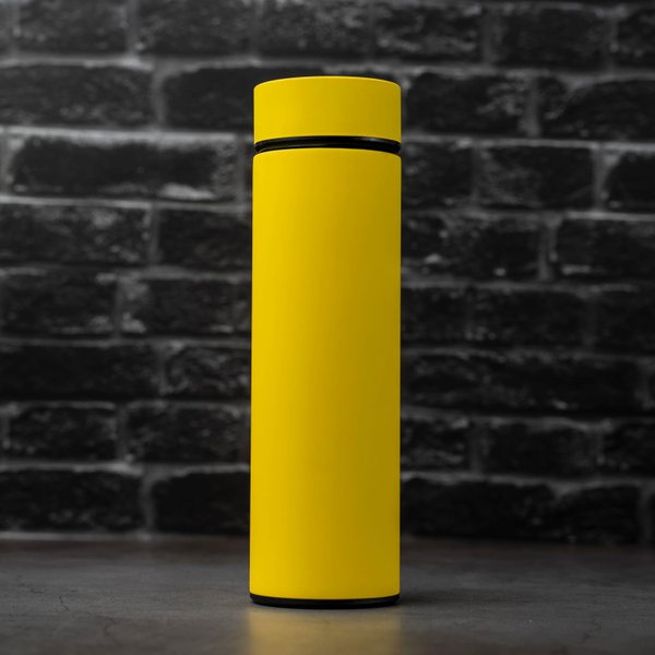 Термос Reactor софт-тач с датчиком температуры - Термос Reactor софт-тач с датчиком температуры (желтый)